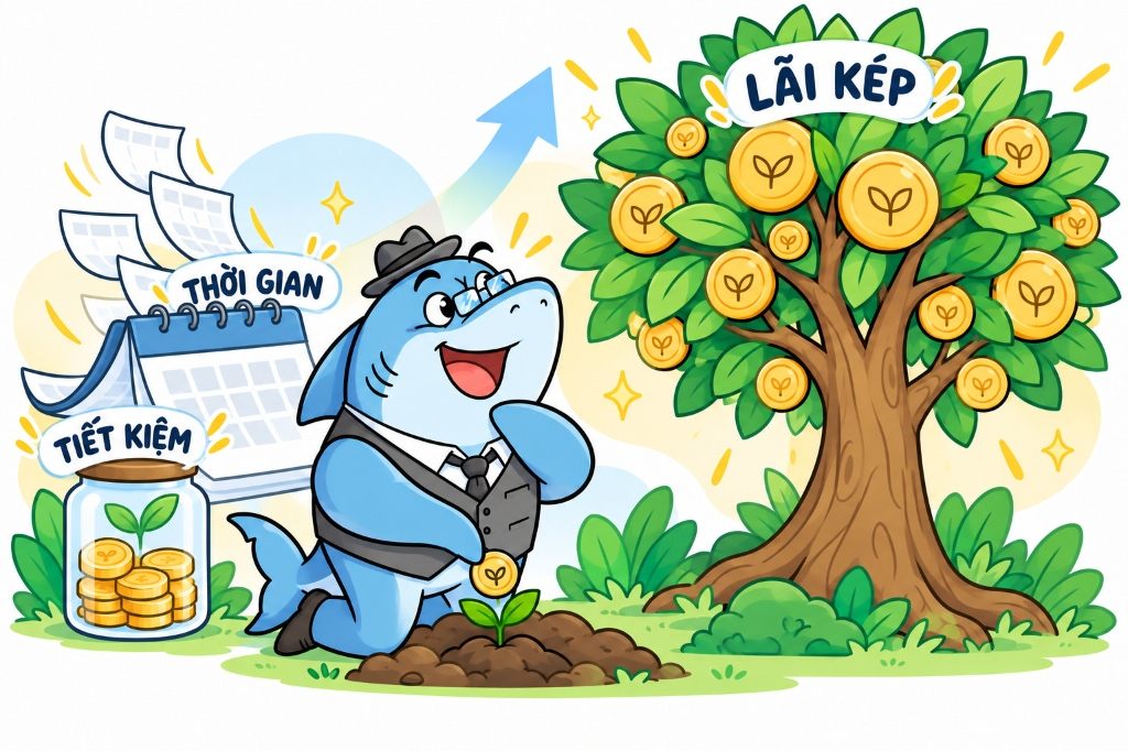 Sức mạnh của lãi kép và tiết kiệm sớm ở tuổi 20 cho Gen Z