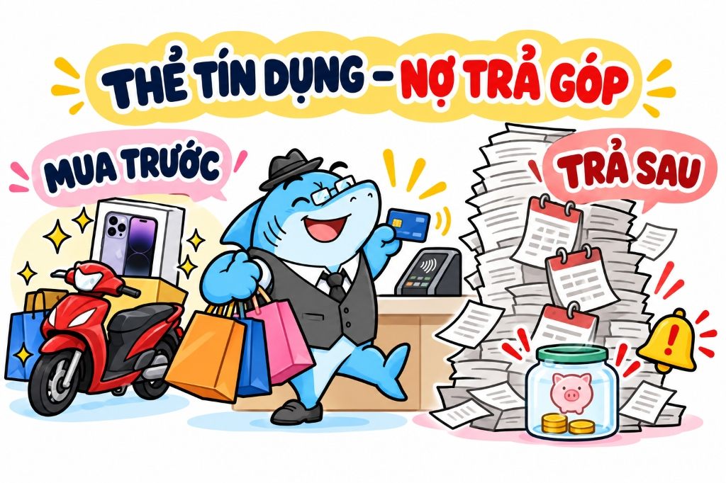 Thẻ tín dụng và bẫy nợ trả góp - Mua trước trả sau trong quản lý tài chính